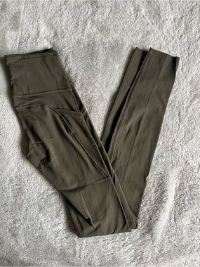 Lululemon Fast & Free High-Rise Leggings 31” size 0 in Dark Olive